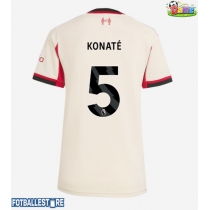 Liverpool Ibrahima Konate #5 Bortedrakt Dame 2025-26 Kortermet
